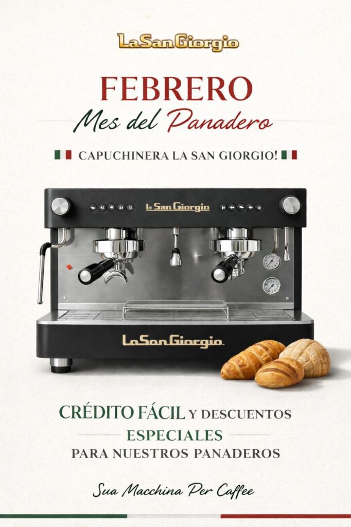 Cafeteras espresso | la san giorgio | crédito fácil para panaderos